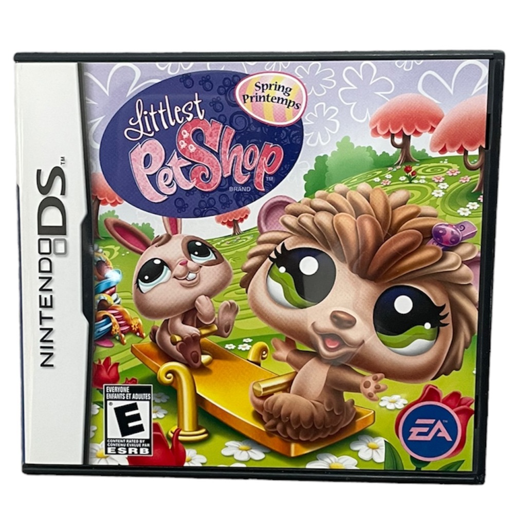 Littlest Pet Shop Spring Nintendo DS Video Game Case Manual Retro Hasbro NDS